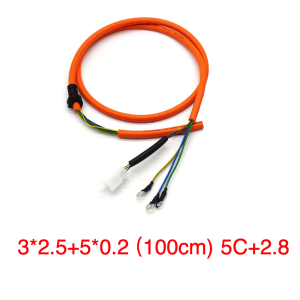 Фазный кабель 3x2.5+5x0.2 (длинна 100см) 5C+2.8