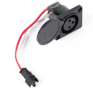 Гнездо (порт) зарядки АКБ 3pin для электровелосипедов (колхозник, монстр)