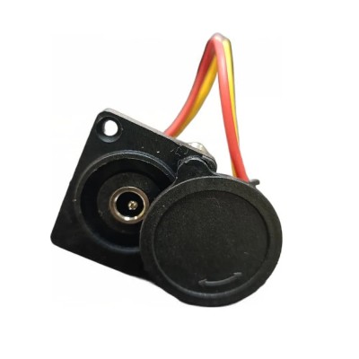 Гнездо (порт) зарядки АКБ для электровелосипедов (колхозник) 1pin большой