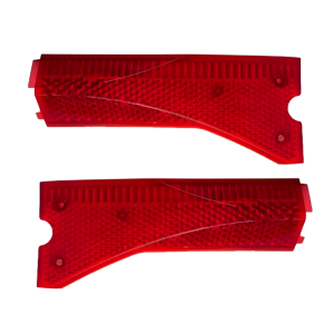 Красные поворотники  (только пластик) для Kugoo M4/Pro (2 штуки)