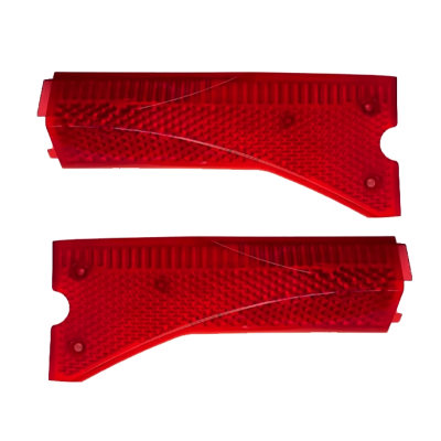 Красные поворотники  (только пластик) для Kugoo M4/Pro (2 штуки)