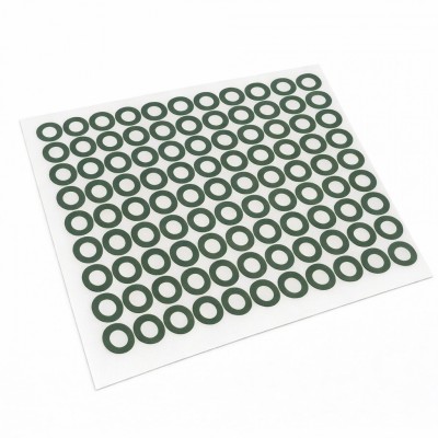 Изоляционная прокладка 21700 на клейкой основе 100 штук (плюсовой контакт)