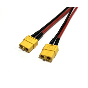 Переходник XT60 папа – 2 × XT60 мама 15 см, 16AWG, FPV разветвитель