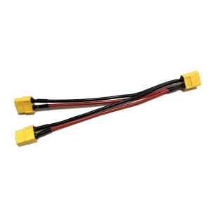Переходник XT60 папа – 2 × XT60 мама 15 см, 16AWG, FPV разветвитель