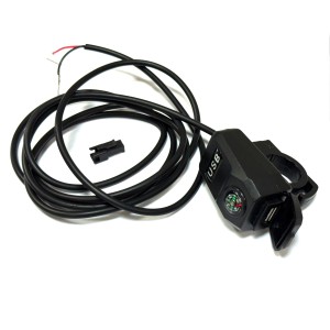 USB 5V 2A для зарядки со встроенным преобразователем и компасом (36-108v)