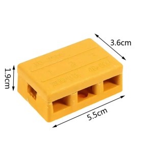 Клеммный зажим, желтая распределителная коробка (3 фазы)