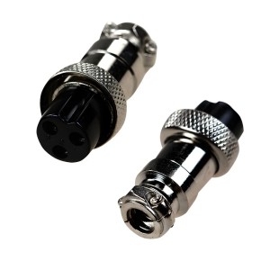 Авиационный разъем GX16 3 Pin гнездо (мама)