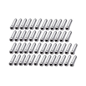 Колпачки (Наконечники) для троса, алюминий (50 штук)