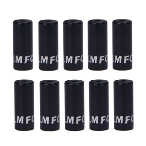 Колпачки (Наконечники) для оплётки троса, алюминий, Диаметр - 5 мм, 10 шт