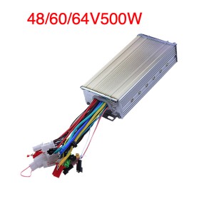 Универсальный контроллер 48/60/64V 500W 31A для электросамоката / электровелосипеда
