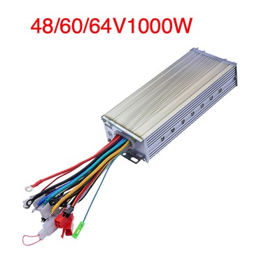 Универсальный контроллер 48/60/64V 1000W 42A для электросамоката / электровелосипеда