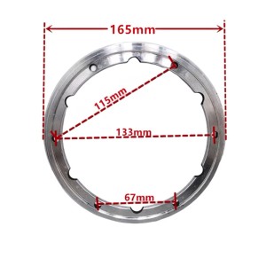 Съемное кольцо (обод диска) мотора для Kugoo и аналогов (металик)