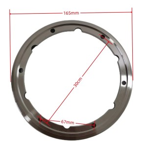 Съемное кольцо (обод диска) мотора для Kugoo и аналогов (красное)