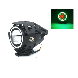 Линзовая фара 12-80V для электросамокатов (зелёный свет)