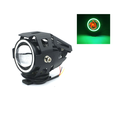 Линзовая фара 12-80V для электросамокатов (зелёный свет)