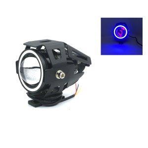 Линзовая фара 12-80V для электросамокатов (синий свет)