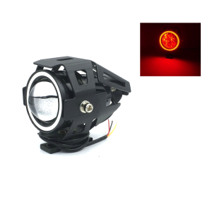 Линзовая фара 12-80V для электросамокатов (красный свет)