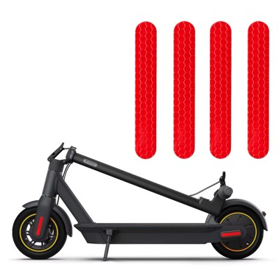 Красные наклейки для Ninebot MAX G30 (4шт.)