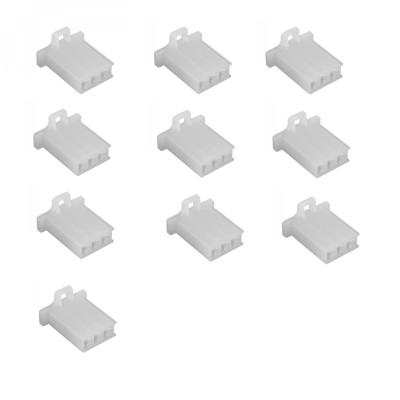 Разъем DC 3Pin F (корпус Мама) 10 комплектов