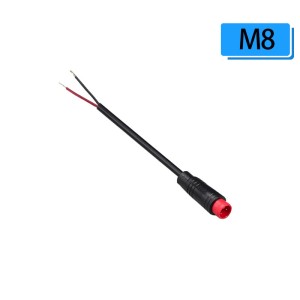 Разъем JULET M8 2PIN M (Папа) с кабелем 24см