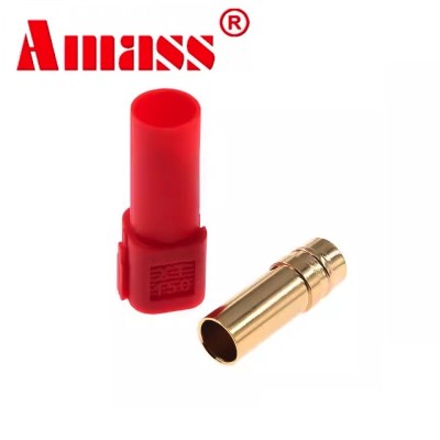 Силовой разъем Amass XT150-F красный (мама)