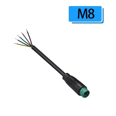 Разъем JULET M8 5PIN M (Папа) с кабелем 24см