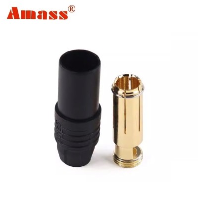 Силовой разъем Amass AS150-F (мама) чёрный