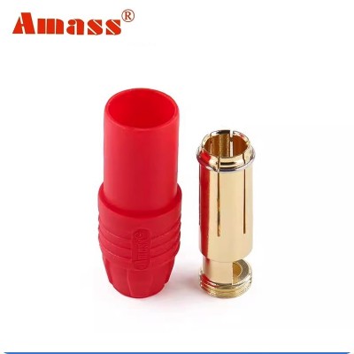 Силовой разъем Amass AS150-F (мама) красный