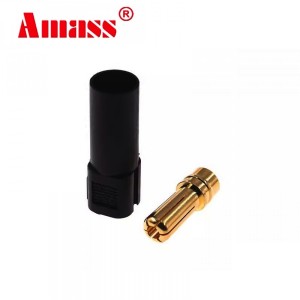 Силовой разъем Amass XT150-M чёрный (Папа)