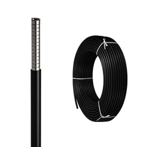 Оплетка для тормозного троса 5 мм, 1 метр, чёрная