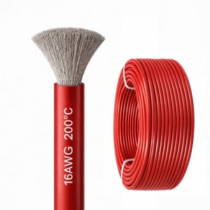 Силиконовый медный провод 16 AWG красный (1 метр)