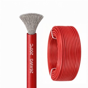 Силиконовый медный провод 26 AWG красный (1 метр)