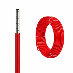 Оплетка для тормозного троса 5 мм, 1 метр, красная