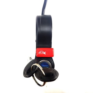 Замок зажигания и гудок (кабель 2 метра)