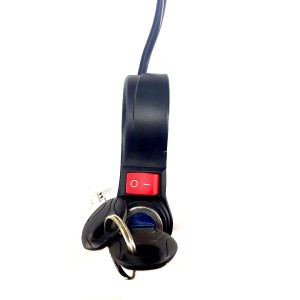 Замок зажигания и кнопка (кабель 2 метра)