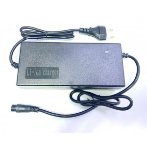 Зарядное устройство для kugoo m4 (и других) 48V (54.6V) 2.0A GX16 (с кулером)