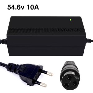 Зарядное устройство 54.6V 10A GX16 (с кулером)