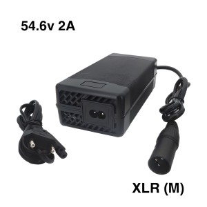 Зарядное устройство 54.6V 2A XLR (M) (с кулером)