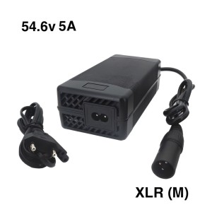 Зарядное устройство 54.6V 5A XLR (M) (с кулером)
