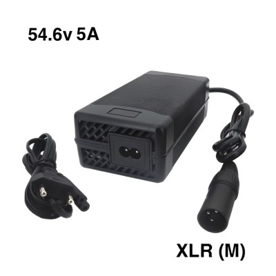 Зарядное устройство 54.6V 5A XLR (M) (с кулером)