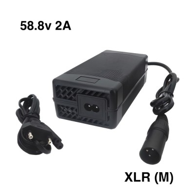 Зарядное устройство 58.8V 2A XLR (M) (с кулером)