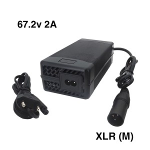 Зарядное устройство 67.2V 2A XLR (M) (с кулером)