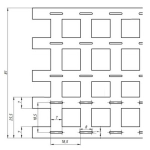 Никелевая лента для сварки аккумуляторов 18,5х5P-0,20