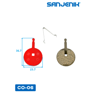Медные тормозные колодки Sanjenik CO-06 для велосипедов и электросамокатов