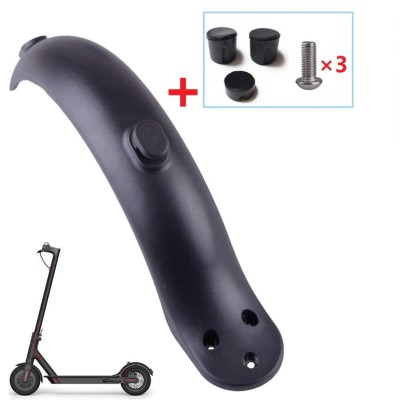 Заднее крыло чёрное для Xiaomi Mijia M365 (с комплектом)