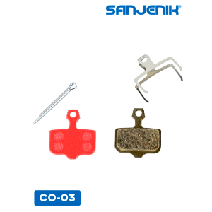 Медные тормозные колодки Sanjenik CO-03 для велосипедов и электросамокатов
