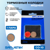 Медные тормозные колодки Sanjenik CO-10 для велосипедов и электросамокатов